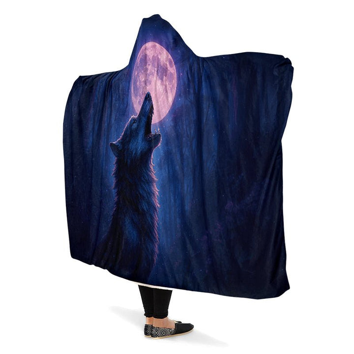 Werewolf Hooded Blanket - The Pagan Grimoire