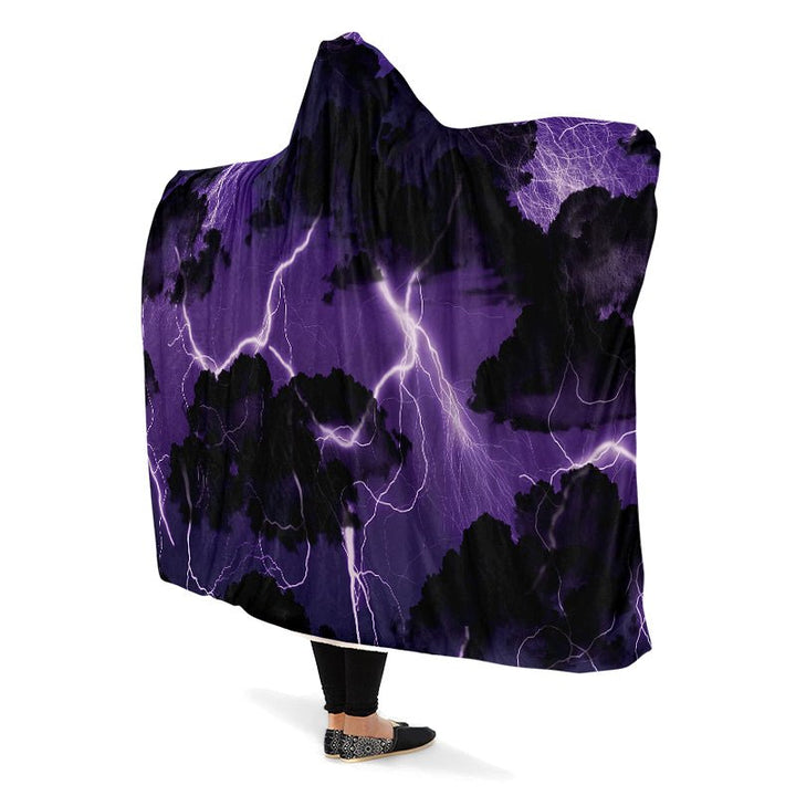 Zeus Thunderstorm Hooded Blanket - The Pagan Grimoire