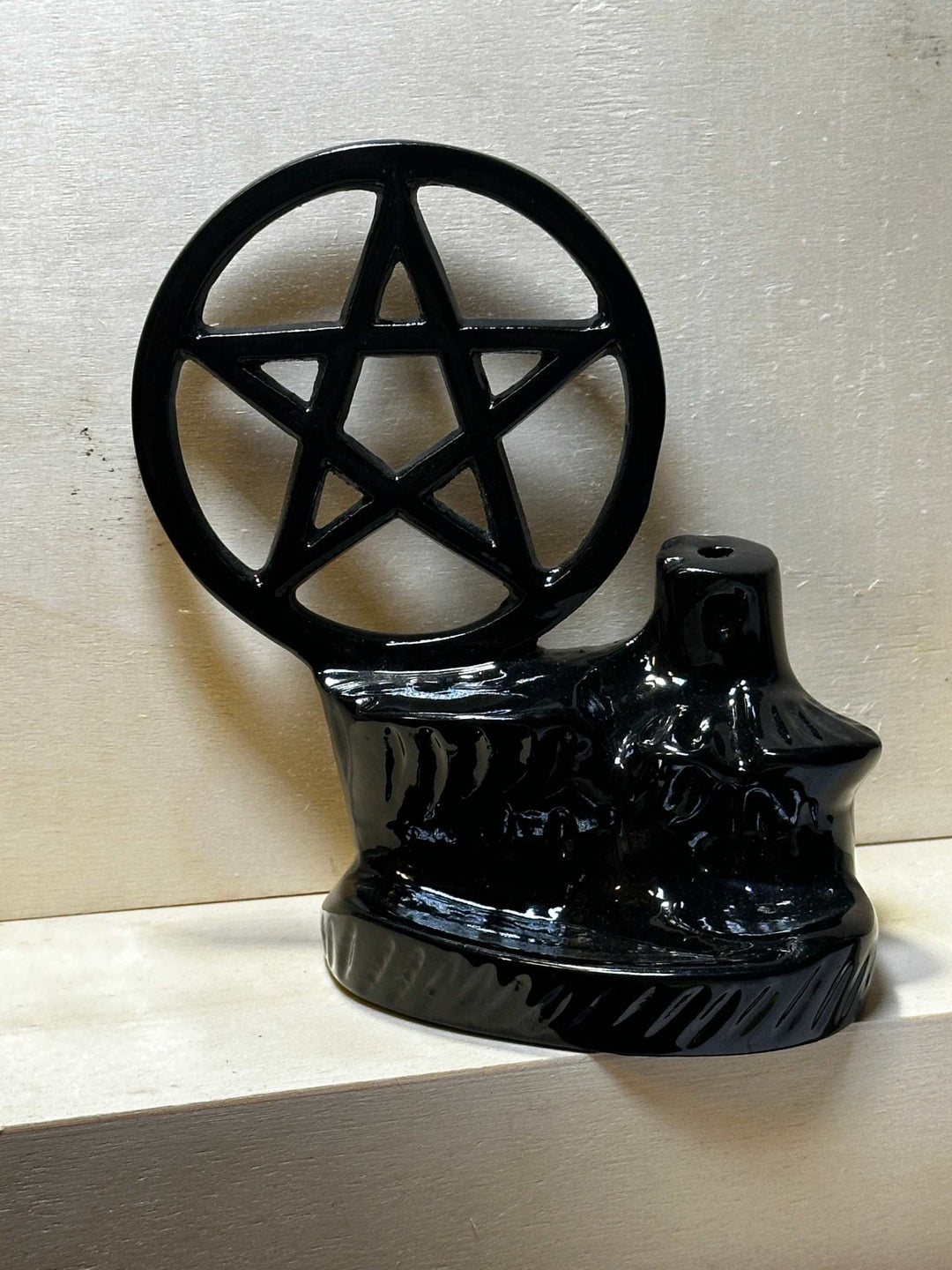 Pentagram Backflow Waterfall Incense Burner - The Pagan Grimoire