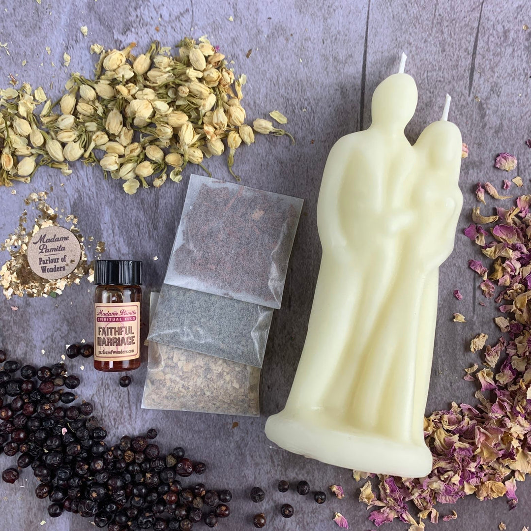 Happy Marriage Candle Spell Kit - The Pagan Grimoire