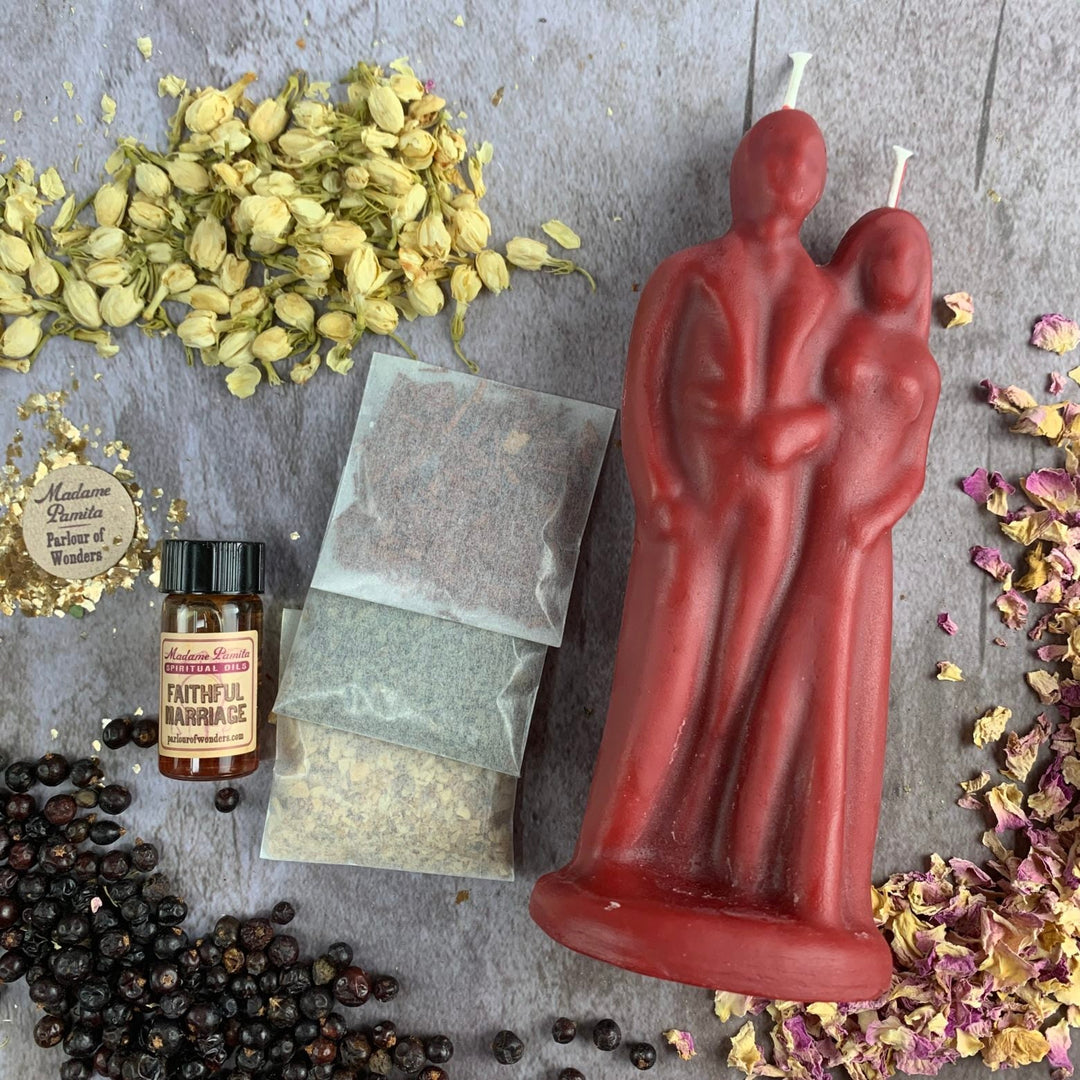Happy Marriage Candle Spell Kit - The Pagan Grimoire