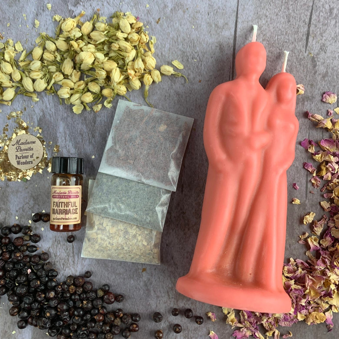 Happy Marriage Candle Spell Kit - The Pagan Grimoire