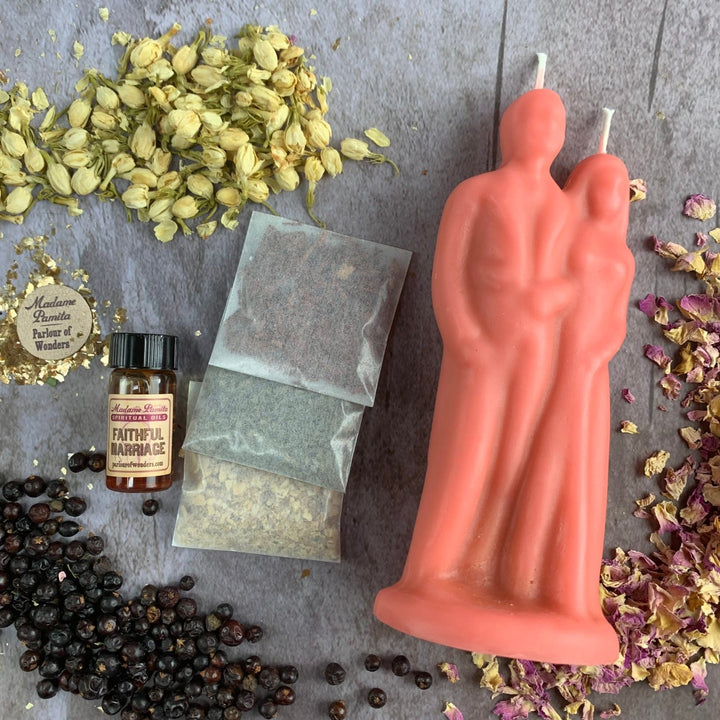 Happy Marriage Candle Spell Kit - The Pagan Grimoire