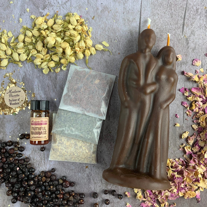Happy Marriage Candle Spell Kit - The Pagan Grimoire