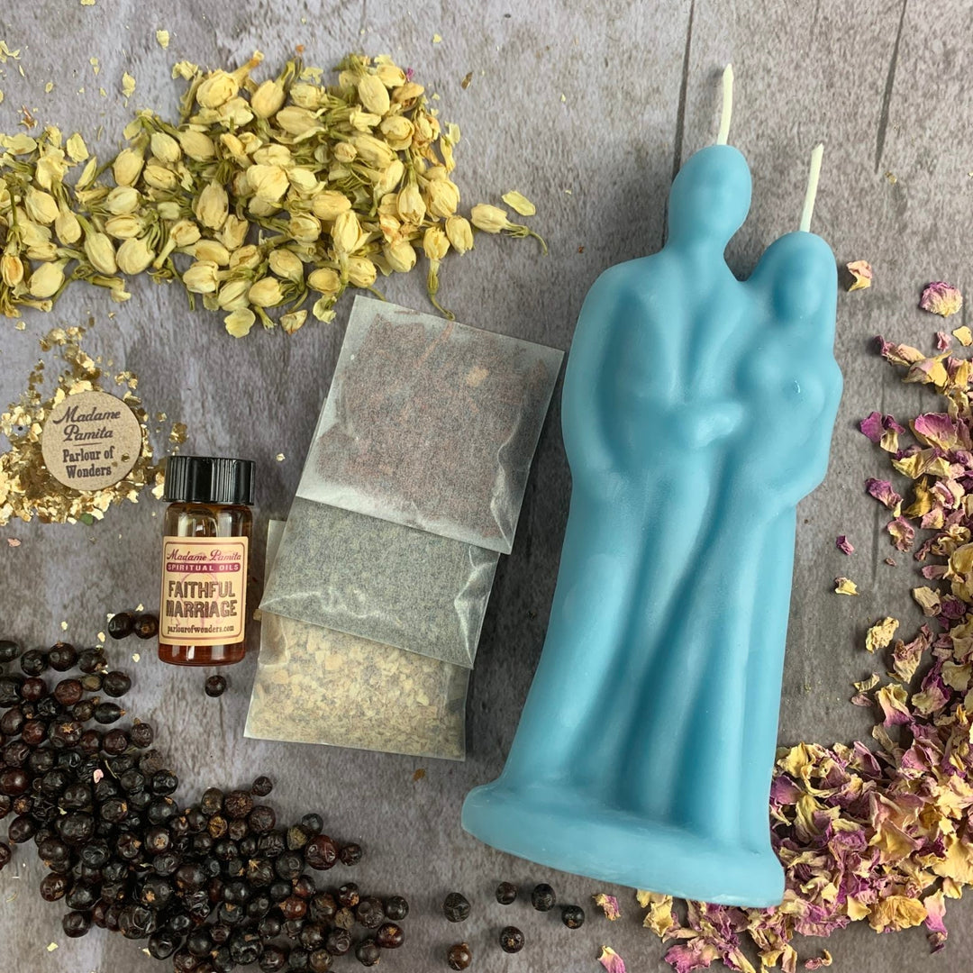 Happy Marriage Candle Spell Kit - The Pagan Grimoire