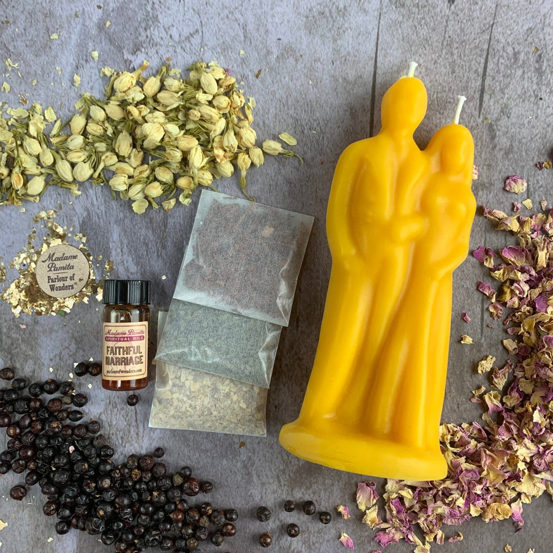 Happy Marriage Candle Spell Kit - The Pagan Grimoire