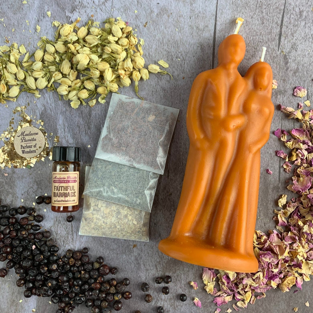Happy Marriage Candle Spell Kit - The Pagan Grimoire