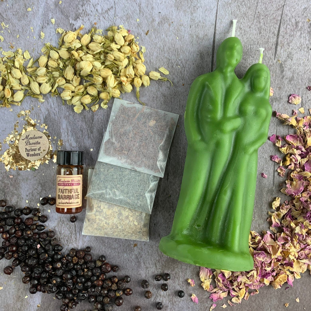 Happy Marriage Candle Spell Kit - The Pagan Grimoire