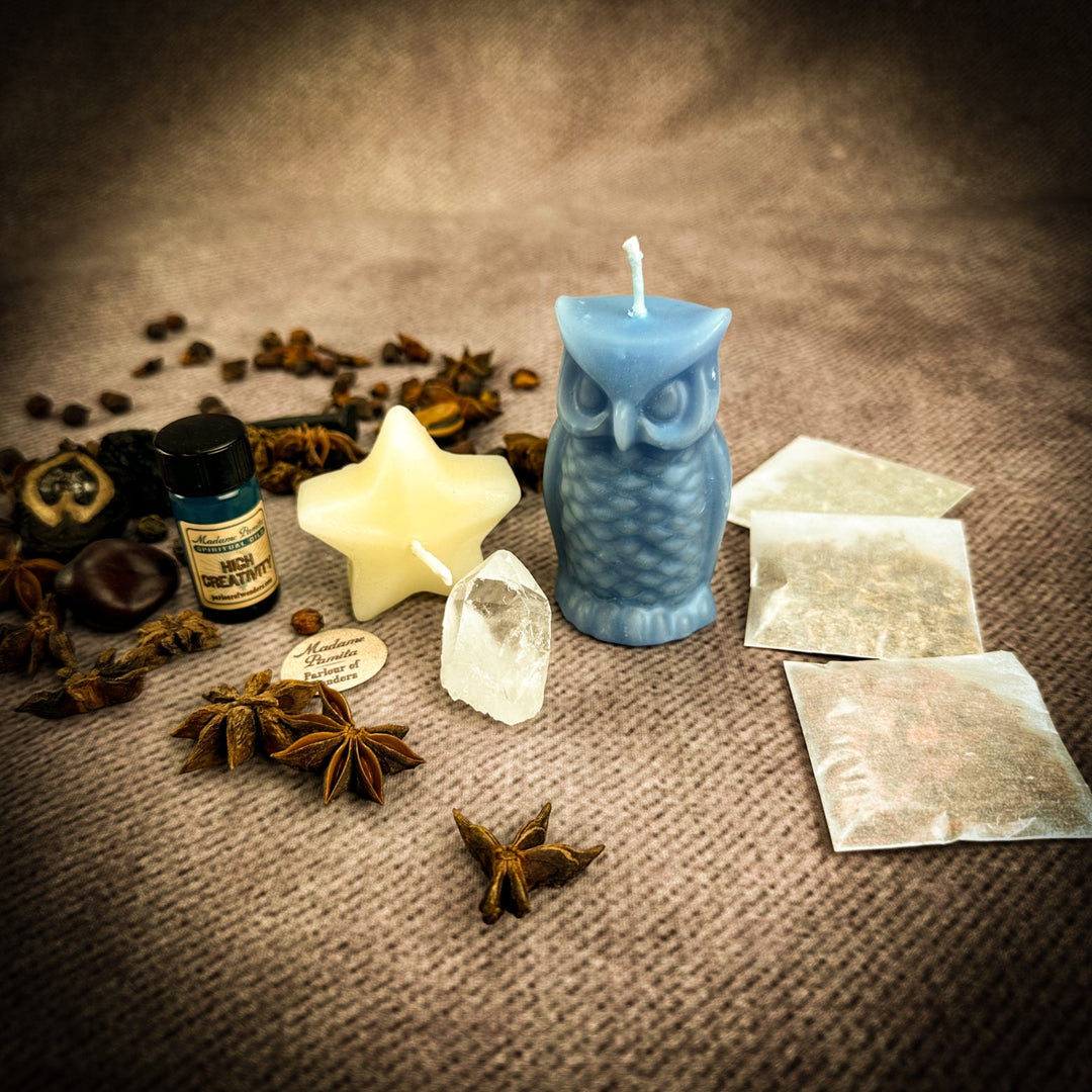 Wisdom and Success Candle Spell Kit - The Pagan Grimoire