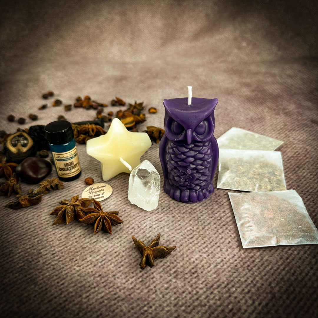 Wisdom and Success Candle Spell Kit - The Pagan Grimoire