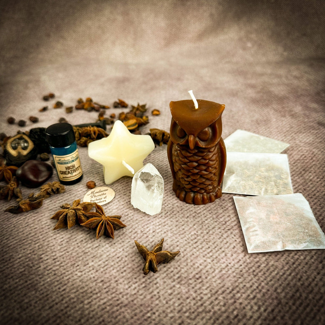 Wisdom and Success Candle Spell Kit - The Pagan Grimoire