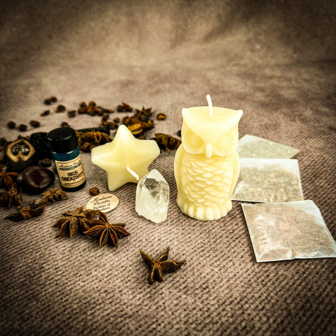Wisdom and Success Candle Spell Kit - The Pagan Grimoire