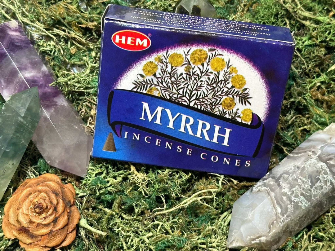 Myrrh Incense Cones - The Pagan Grimoire