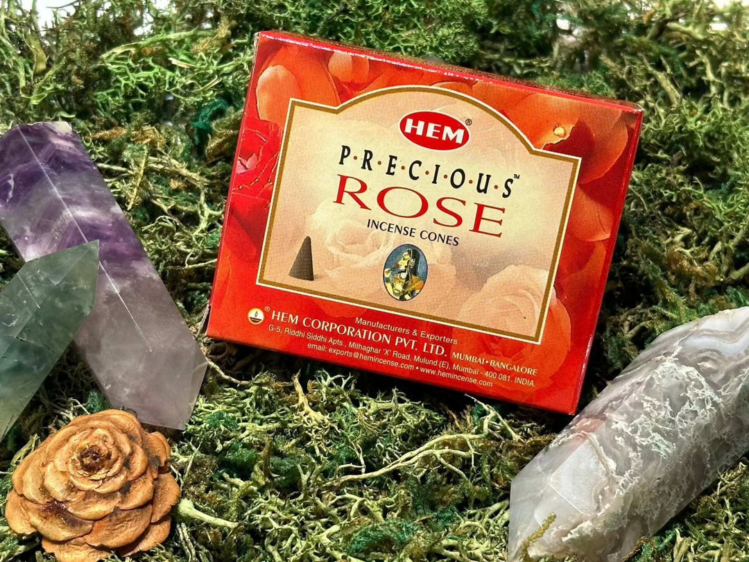 Rose Incense Cones - The Pagan Grimoire