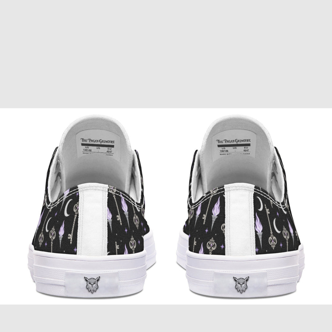 Hecate Low Tops - The Pagan Grimoire
