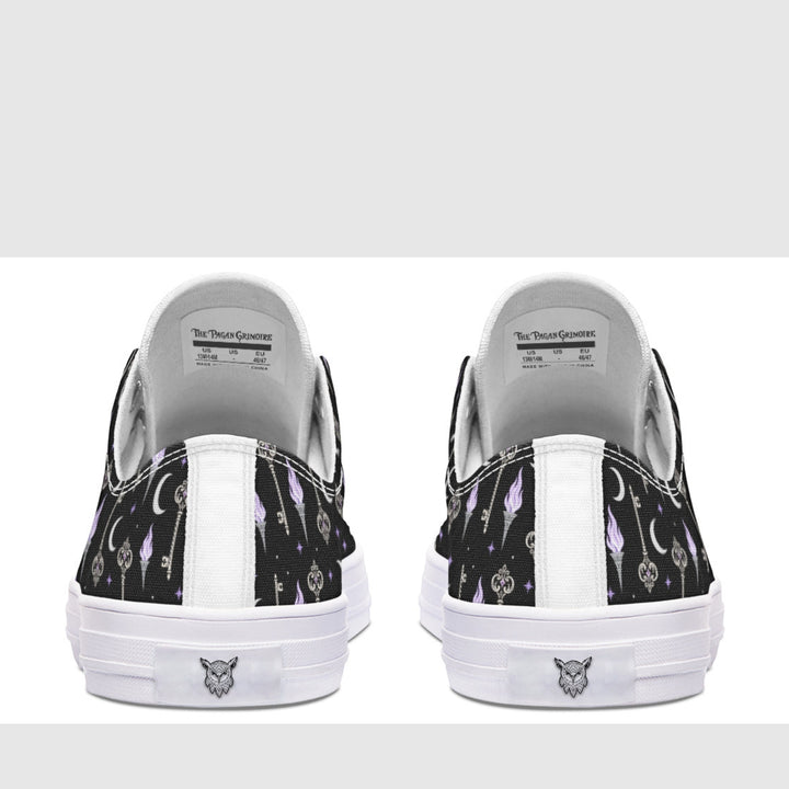 Hecate Low Tops - The Pagan Grimoire