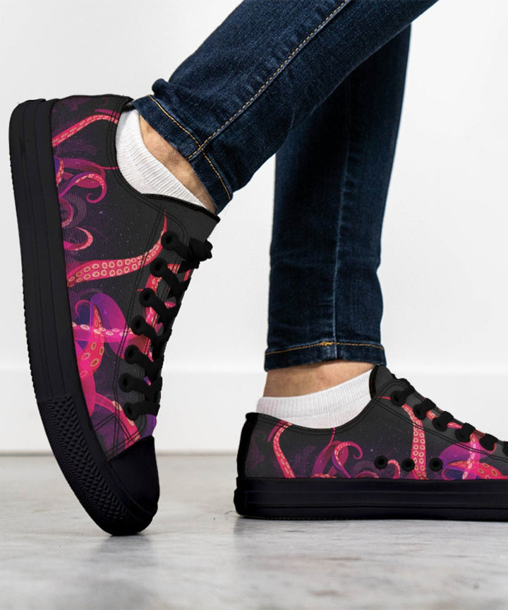 Kraken's Revenge Low Tops - The Pagan Grimoire