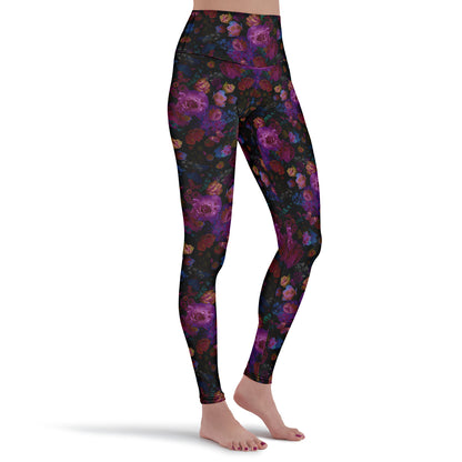 Dark Floral Leggings