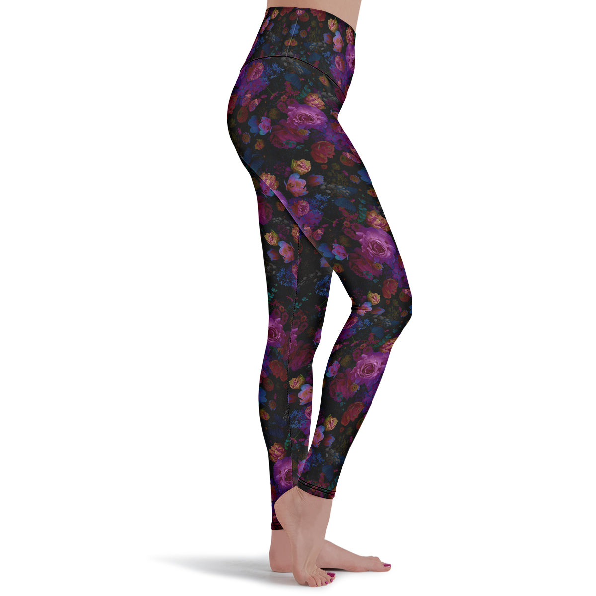 Dark Floral Leggings