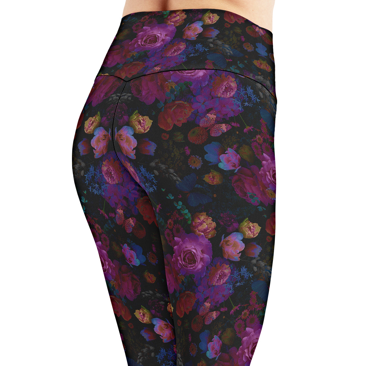 Dark Floral Leggings