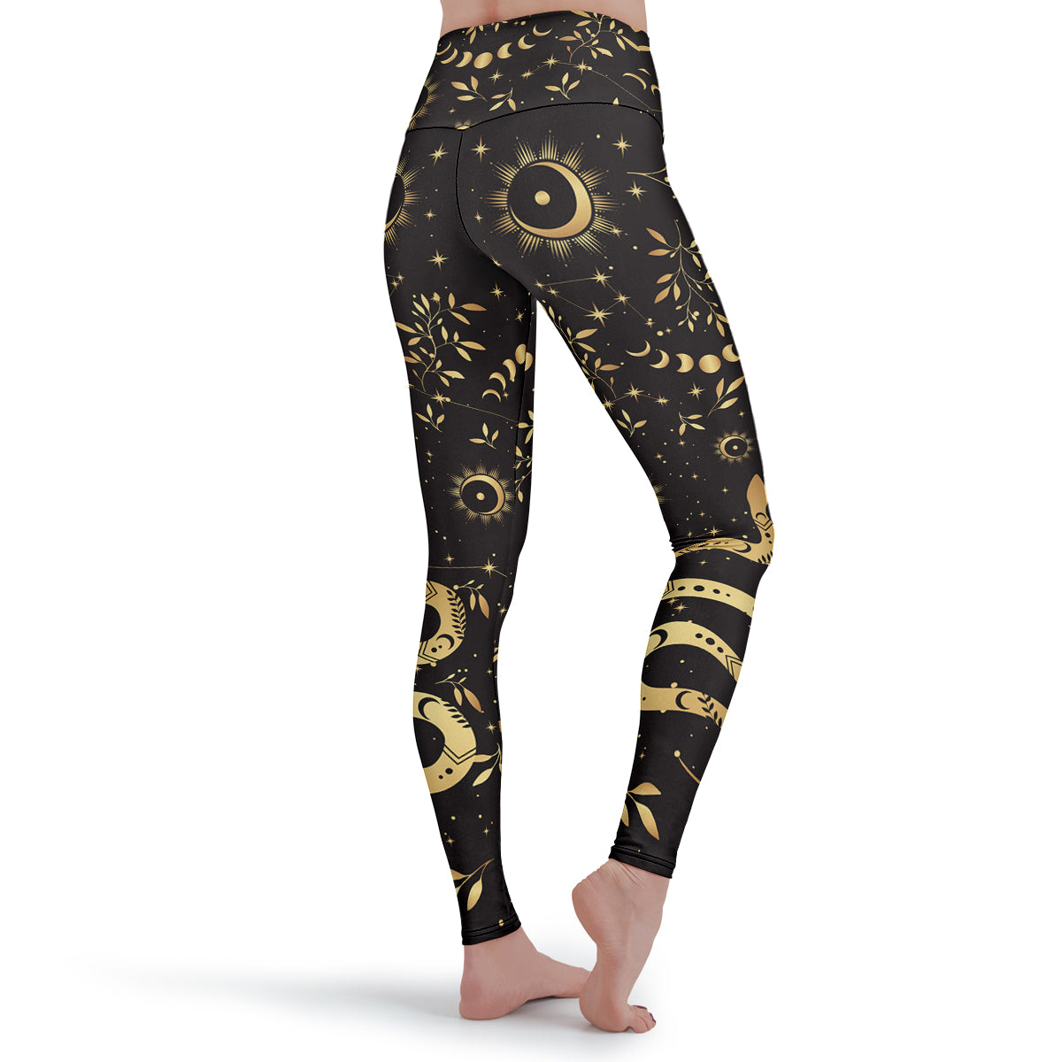 Boho Golden Snakes Leggings