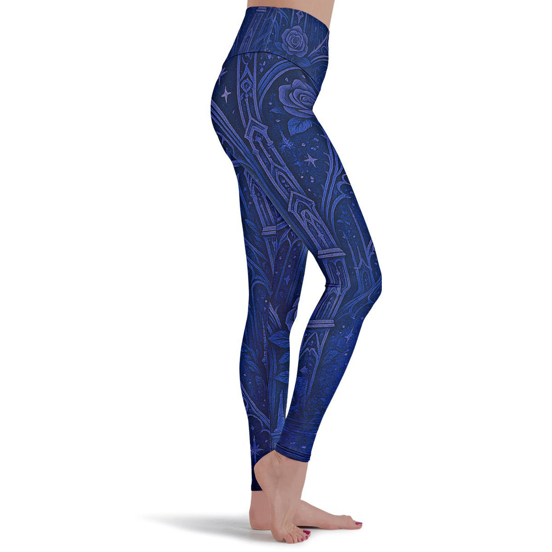 Gothic Cathedral Leggings - The Pagan Grimoire