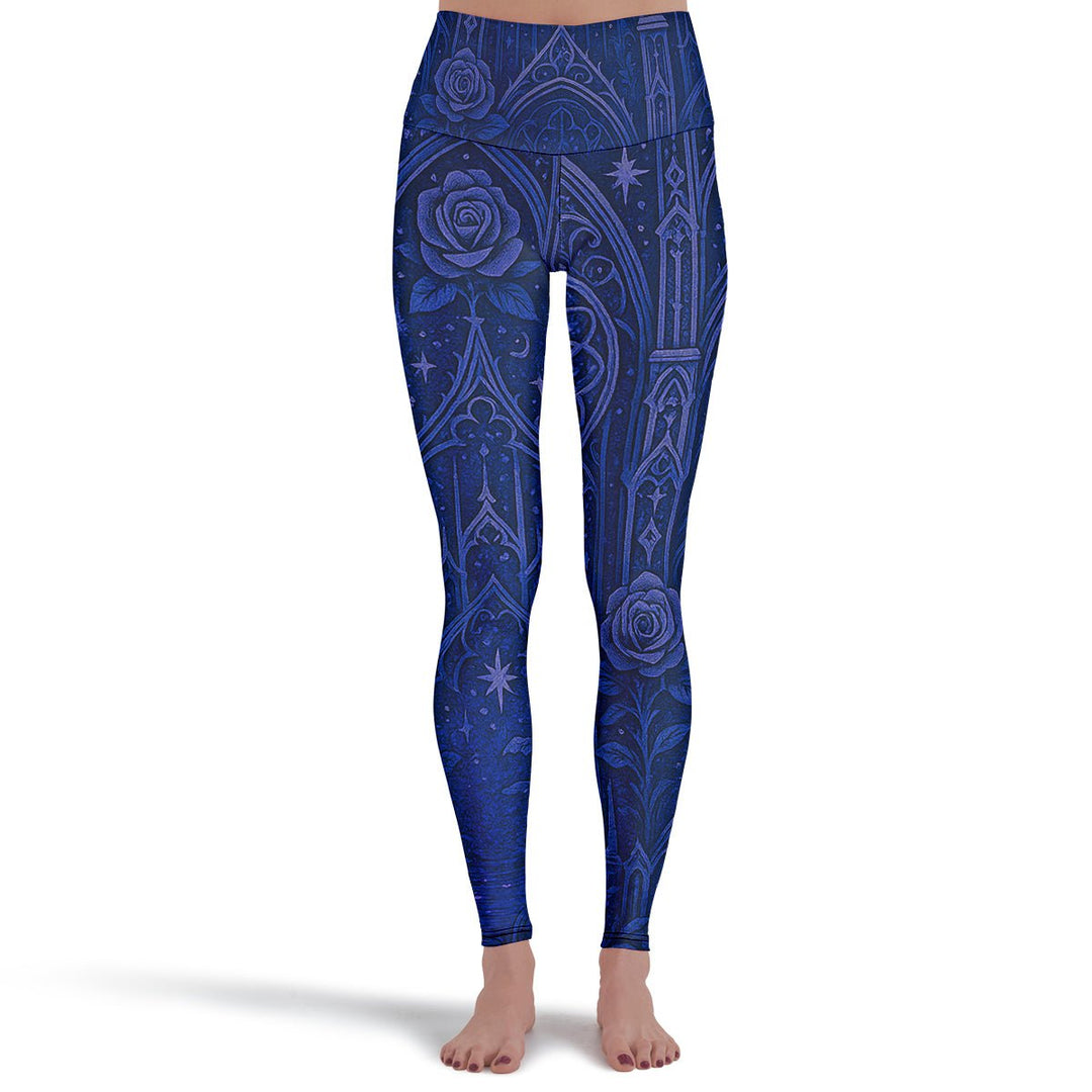 Gothic Cathedral Leggings - The Pagan Grimoire
