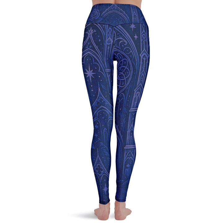 Gothic Cathedral Leggings - The Pagan Grimoire