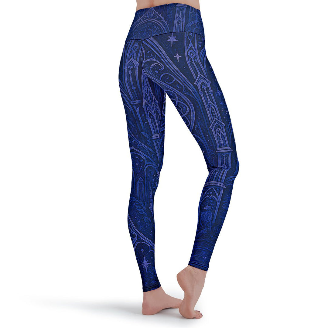 Gothic Cathedral Leggings - The Pagan Grimoire