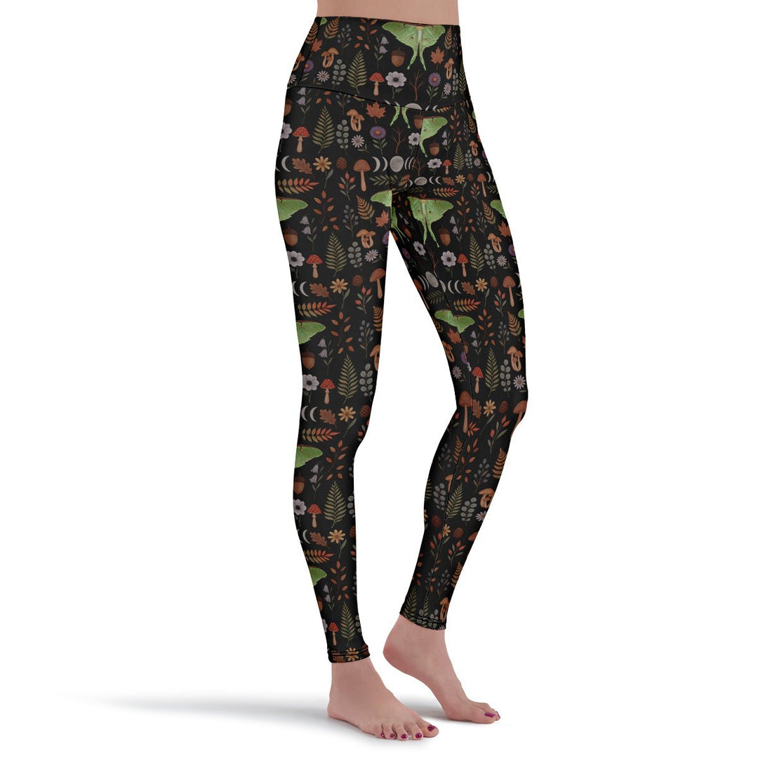 Luna Moth Leggings - The Pagan Grimoire