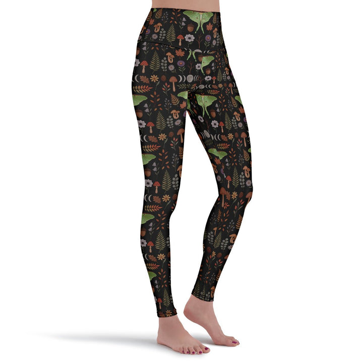 Luna Moth Leggings - The Pagan Grimoire