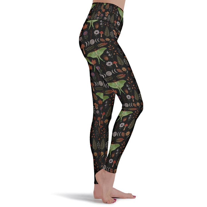 Luna Moth Leggings - The Pagan Grimoire