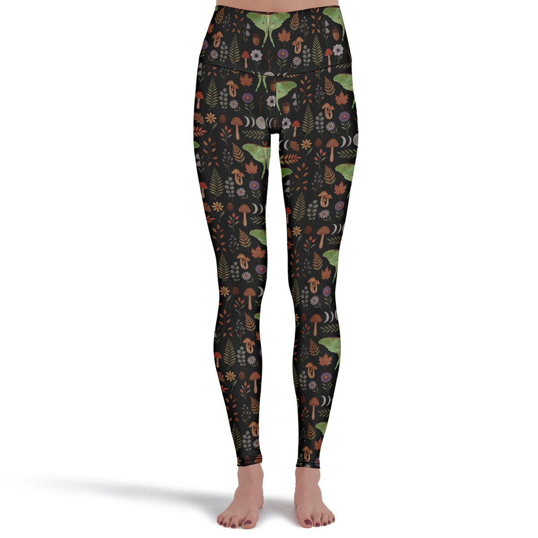 Luna Moth Leggings - The Pagan Grimoire