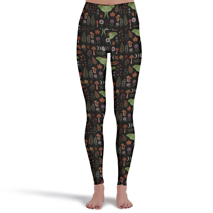 Luna Moth Leggings - The Pagan Grimoire