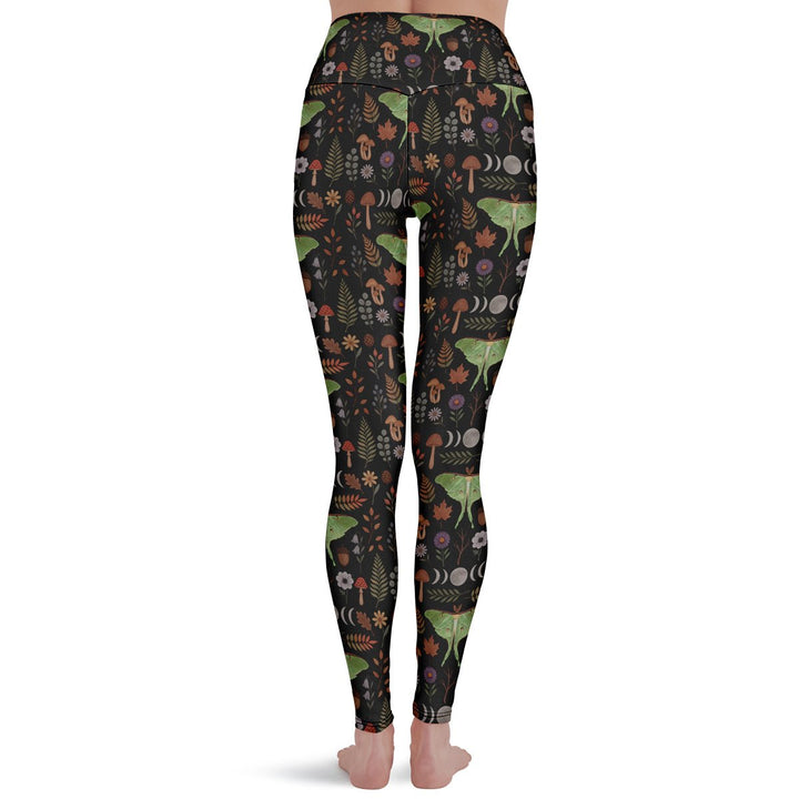 Luna Moth Leggings - The Pagan Grimoire
