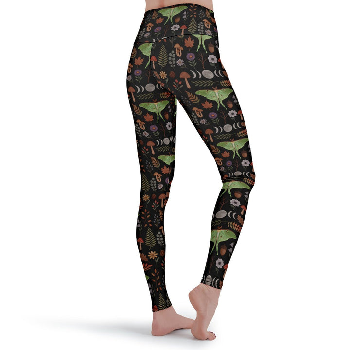 Luna Moth Leggings - The Pagan Grimoire