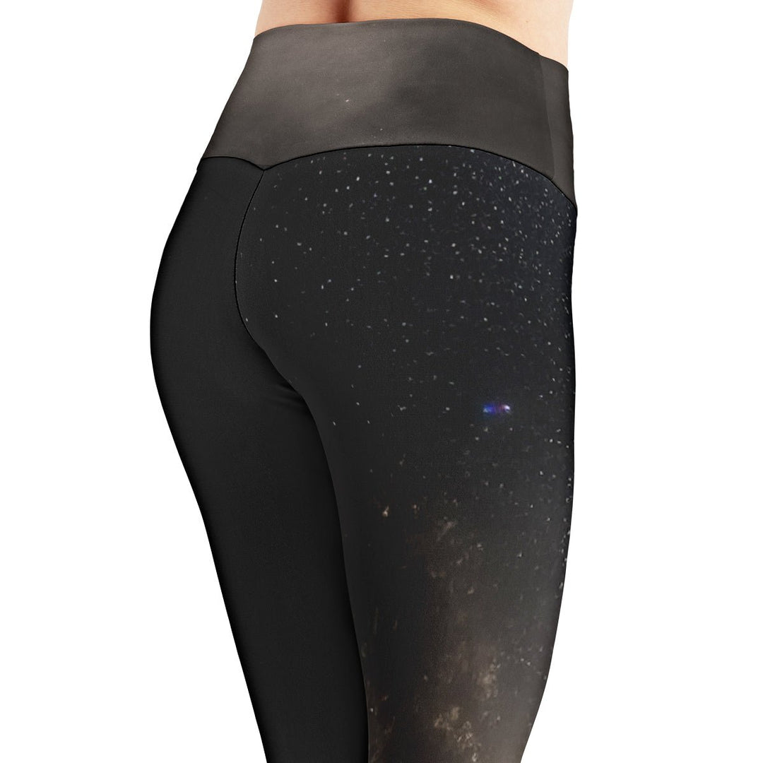 Moonlit Cat Leggings - The Pagan Grimoire