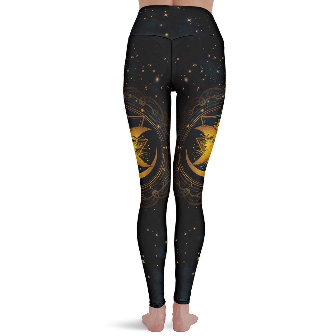 Sun, Moon, and Stars Leggings