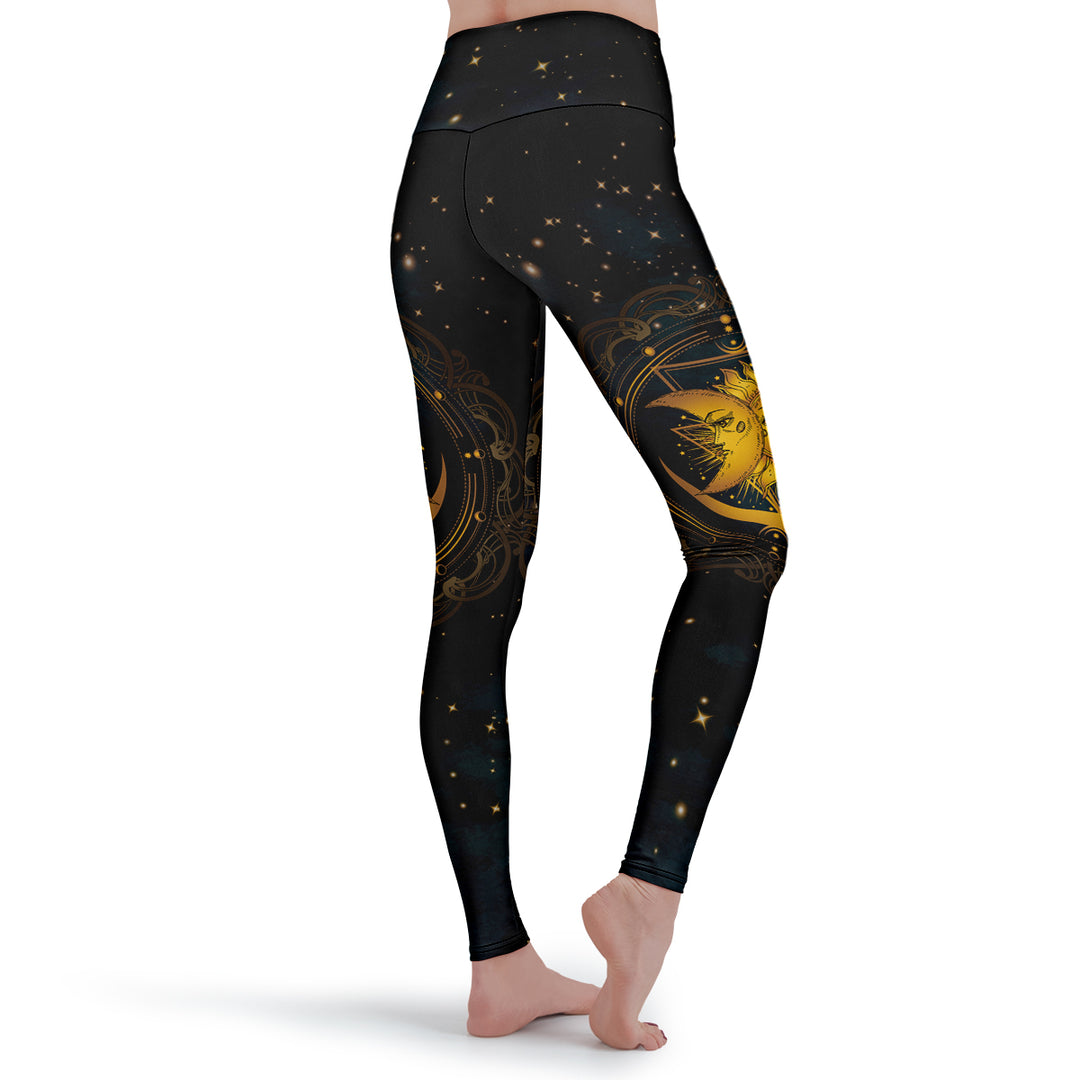 Sun, Moon, and Stars Leggings