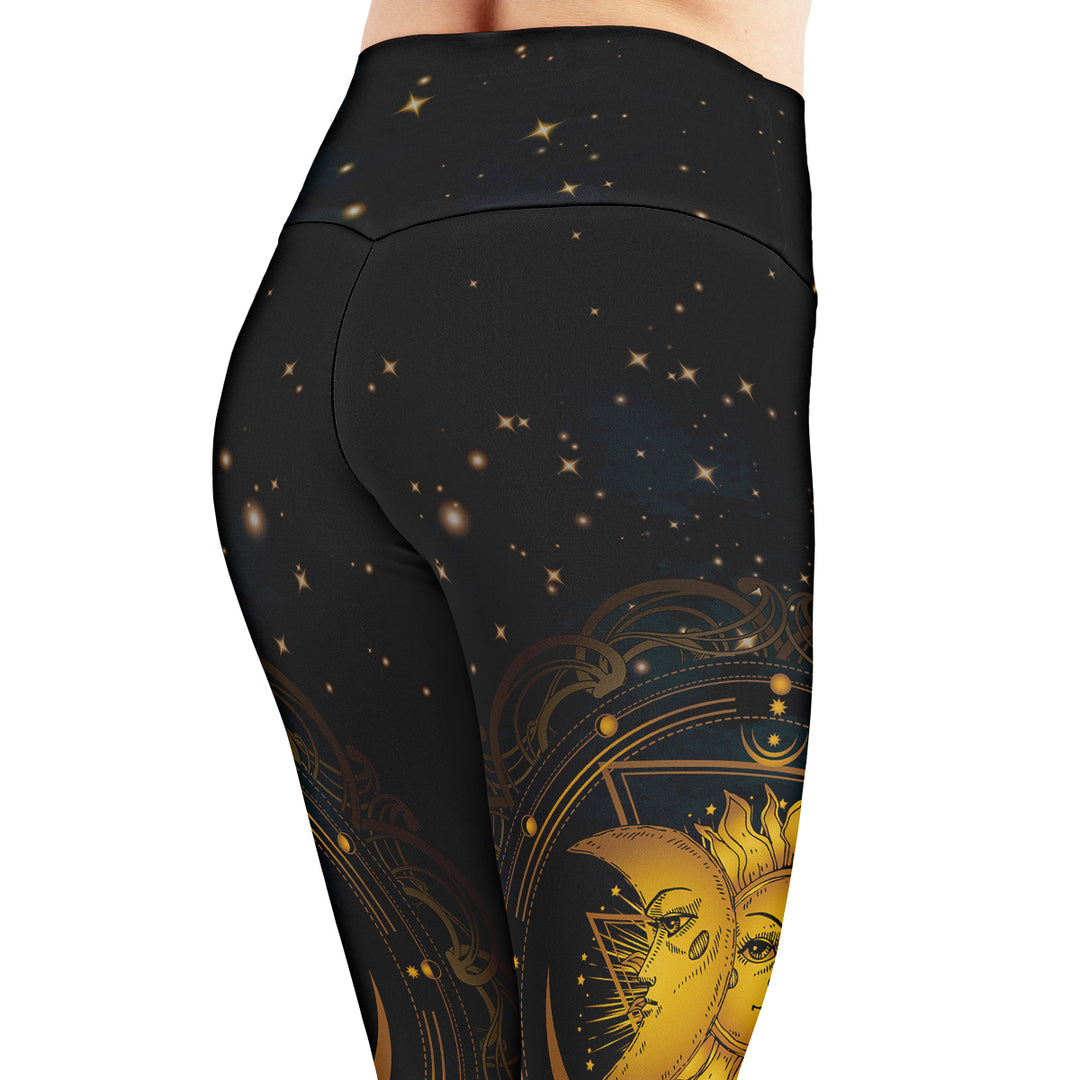 Sun, Moon, and Stars Leggings