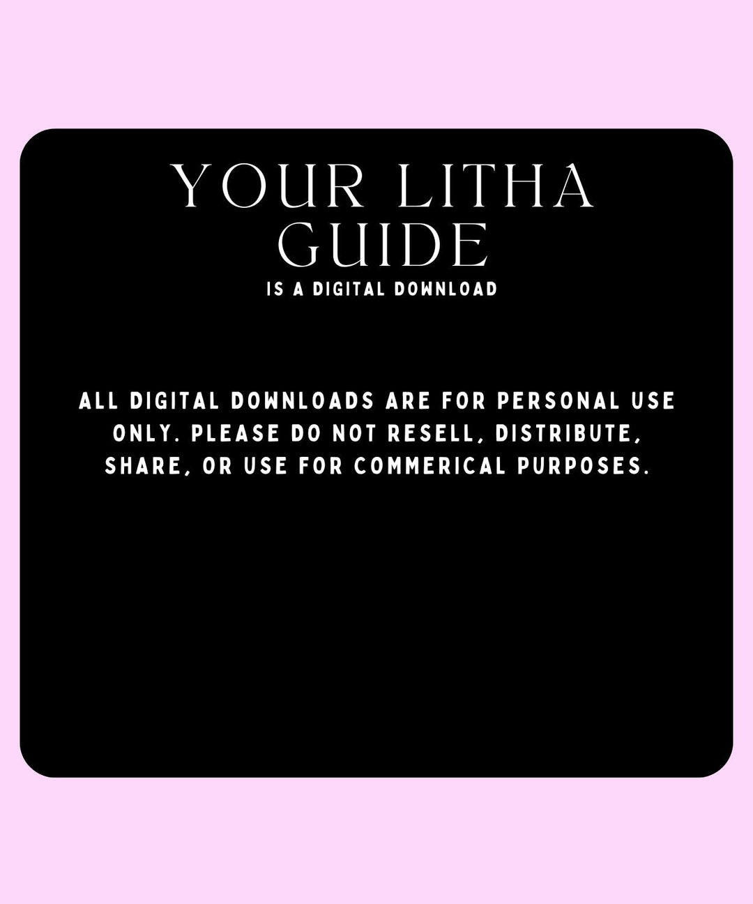 Summer Solstice Digital download card with text on a black background