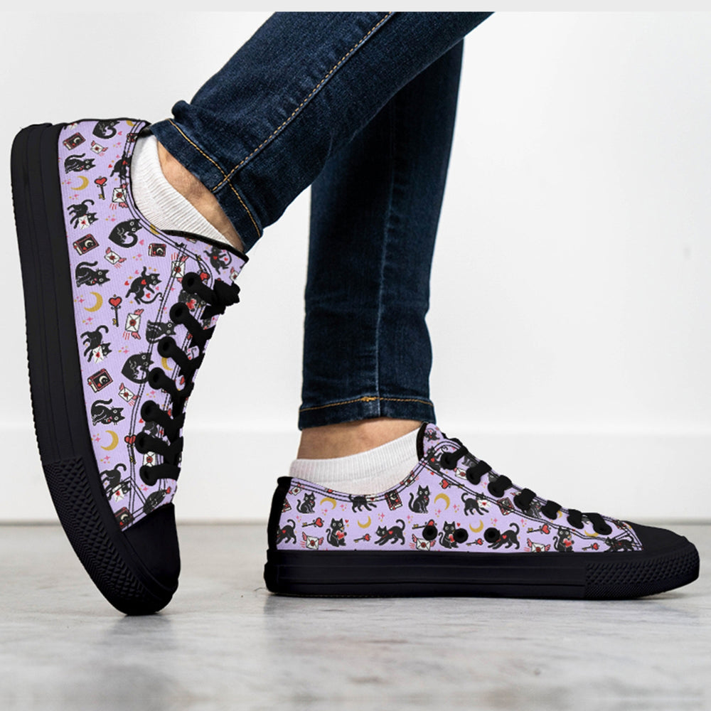 Love Familiar Lowtop Sneakers - The Pagan Grimoire