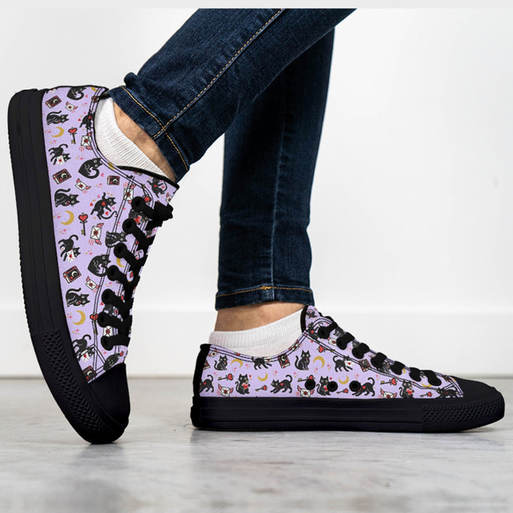 Love Familiar Lowtop Sneakers - The Pagan Grimoire