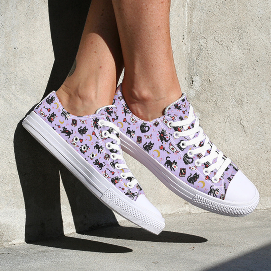 Love Familiar Lowtop Sneakers - The Pagan Grimoire