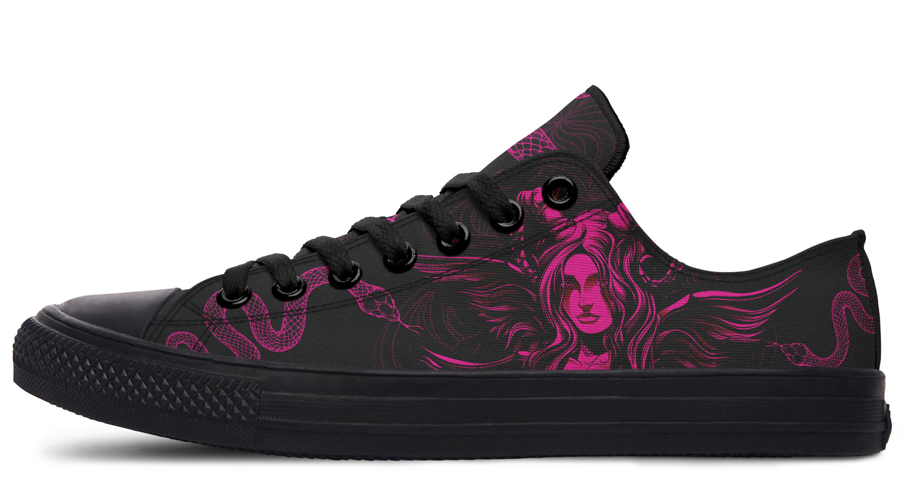 Lilith Low Tops - Casual Vegan Sneakers Gothic Witch Style | Pagan ...