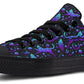 Neon Galaxy Cats Low Tops