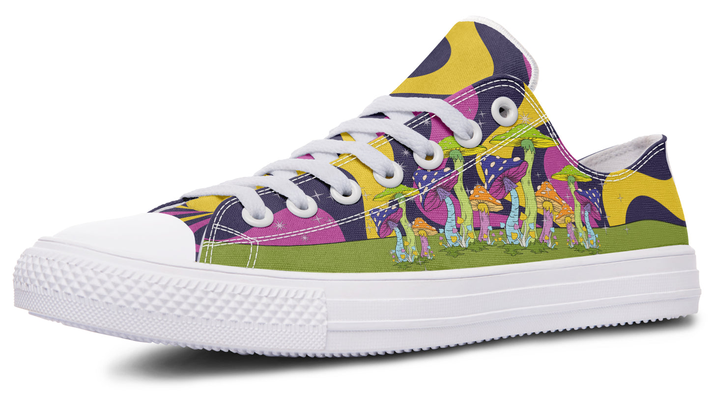 Psychedelic Magic Mushrooms Low Tops