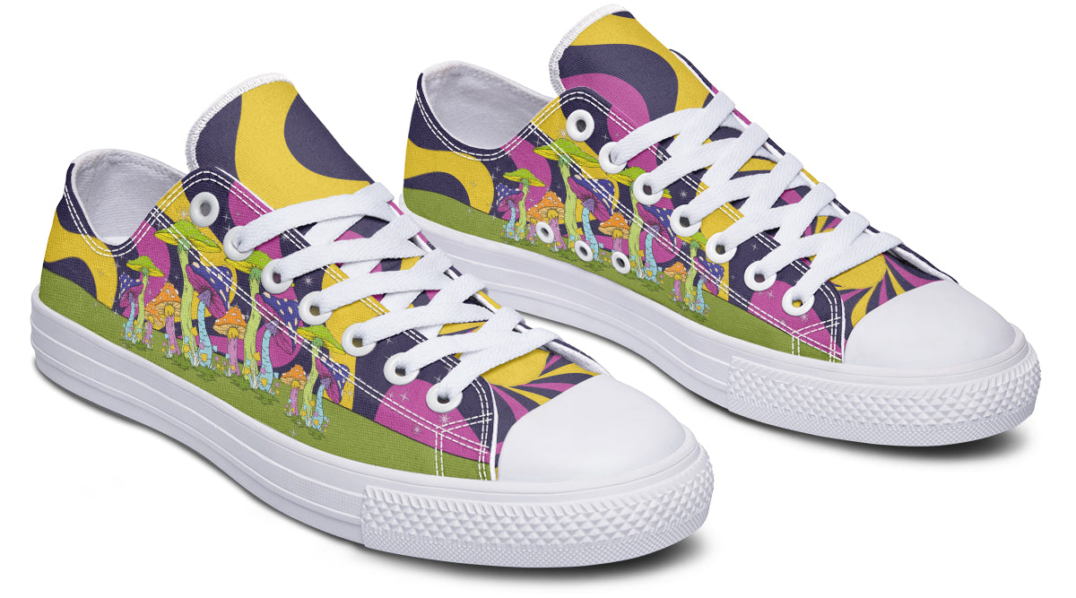 Psychedelic Magic Mushrooms Low Tops