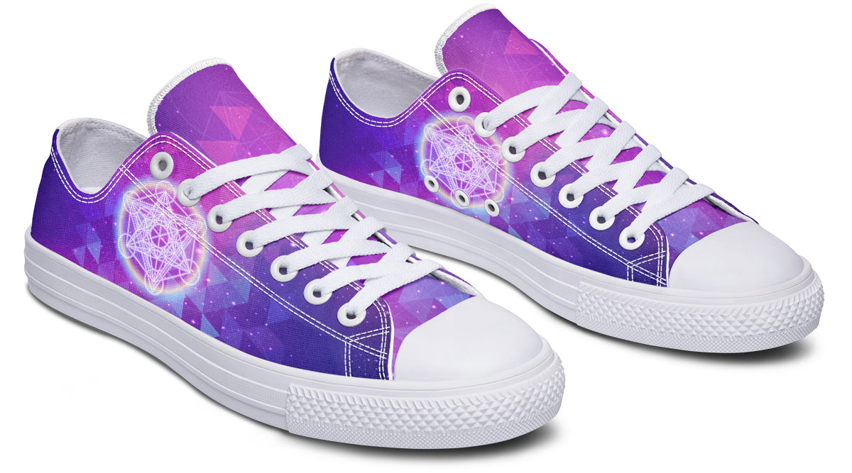 Sacred Geometry Low Tops