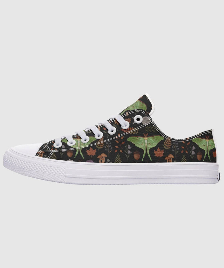 Luna Moth Low Tops - The Pagan Grimoire